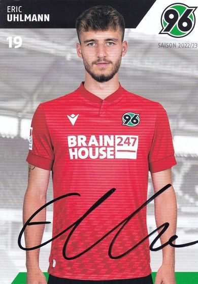 Autogramm Fussball | Hannover 96 | 2022 | Eric UHLMANN