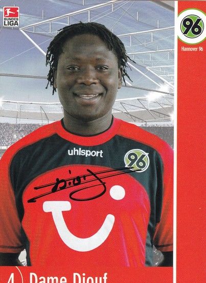 Autogramm Fussball | Hannover 96 | 2003 | Dame DIOUF