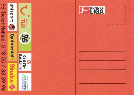 Autogramm Fussball | Hannover 96 | 2003 | Dame DIOUF