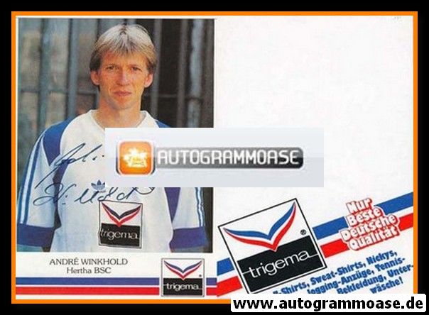 Autogramm Fussball | Hertha BSC Berlin | 1991 | Andre WINKHOLD