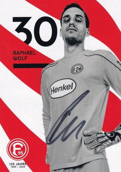 Autogramm Fussball | Fortuna Düsseldorf | 2019 | Raphael WOLF