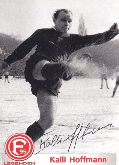 Autogramm Fussball | Fortuna Düsseldorf | 1960er Retro | Kalli HOFFMANN (Legenden)