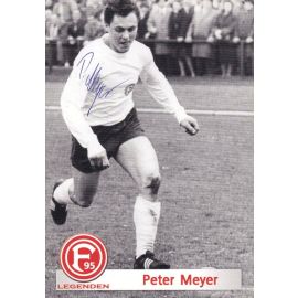 Autogramm Fussball | Fortuna Düsseldorf | 1960er Retro | Peter MEYER (Legenden) 1