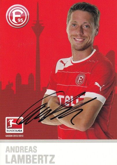 Autogramm Fussball | Fortuna Düsseldorf | 2012 | Andreas LAMBERTZ