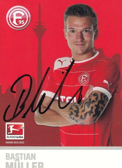 Autogramm Fussball | Fortuna Düsseldorf | 2012 | Bastian MÜLLER