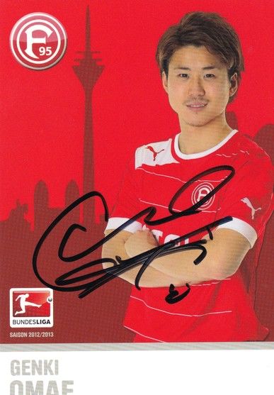 Autogramm Fussball | Fortuna Düsseldorf | 2012 | Genki OMAF