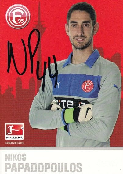 Autogramm Fussball | Fortuna Düsseldorf | 2012 | Nikos PAPADOPOULOS
