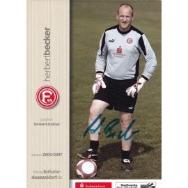 Autogramm Fussball | Fortuna Düsseldorf | 2006 | Herbert BECKER