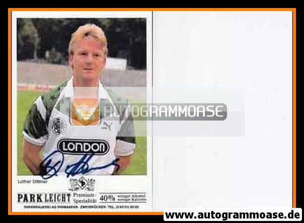 Autogramm Fussball | FC Homburg | 1989 | Lothar DITTMER