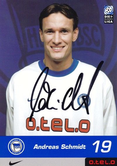 Autogramm Fussball | Hertha BSC Berlin | 2000 | Andreas SCHMIDT