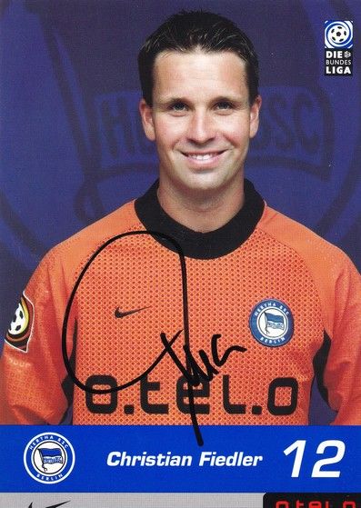 Autogramm Fussball | Hertha BSC Berlin | 2000 | Christian FIEDLER