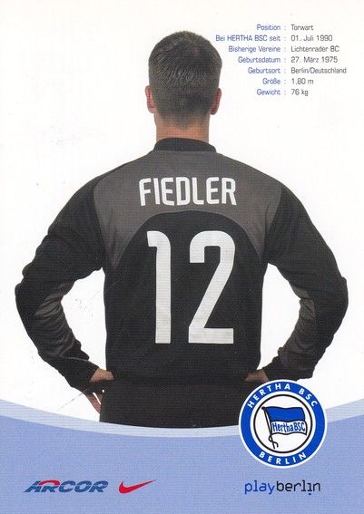 Autogramm Fussball | Hertha BSC Berlin | 2004 | Christian FIEDLER 