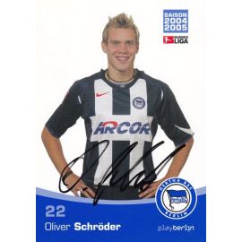 Autogramm Fussball | Hertha BSC Berlin | 2004 | Oliver SCHRÖDER