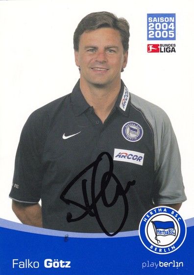 Autogramm Fussball | Hertha BSC Berlin | 2004 | Falko GÖTZ