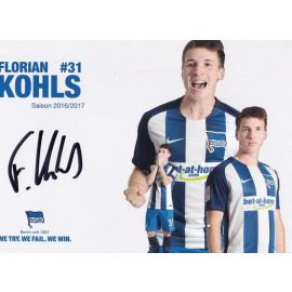 Autogramm Fussball | Hertha BSC Berlin | 2016 | Florian KOHLS