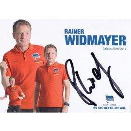 Autogramm Fussball | Hertha BSC Berlin | 2016 | Rainer WIDMAYER