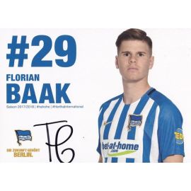 Autogramm Fussball | Hertha BSC Berlin | 2017 | Florian BAAK