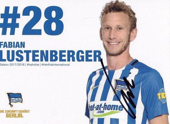 Autogramm Fussball | Hertha BSC Berlin | 2017 | Fabian LUSTENBERGER 