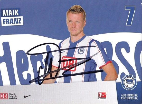 Autogramm Fussball | Hertha BSC Berlin | 2011 | Maik FRANZ 