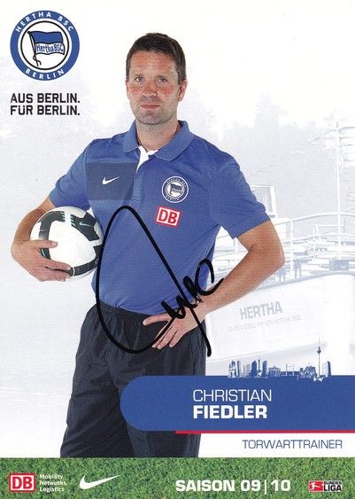 Autogramm Fussball | Hertha BSC Berlin | 2009 | Christian FIEDLER 