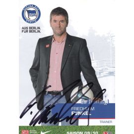 Autogramm Fussball | Hertha BSC Berlin | 2009 | Friedhelm FUNKEL