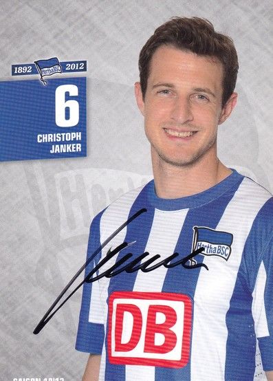 Autogramm Fussball | Hertha BSC Berlin | 2012 | Christoph JANKER 