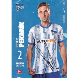 Autogramm Fussball | Hertha BSC Berlin | 2021 | Peter PEKARIK