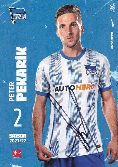 Autogramm Fussball | Hertha BSC Berlin | 2021 | Peter PEKARIK