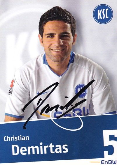 Autogramm Fussball | Karlsruher SC | 2009 | Christian DEMIRTAS
