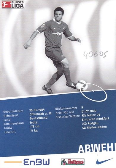 Autogramm Fussball | Karlsruher SC | 2009 | Christian DEMIRTAS