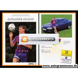 Autogramm Fussball | FC Bayern M&uuml;nchen | 1996 | Alexander ZICKLER