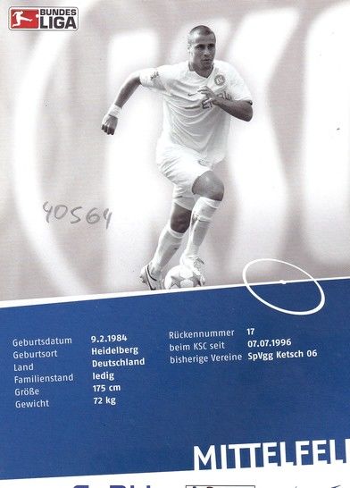 Autogramm Fussball | Karlsruher SC | 2009 | Timo STAFFELDT