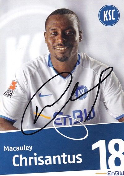 Autogramm Fussball | Karlsruher SC | 2009 | Macauley CHRISANTUS
