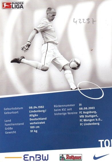 Autogramm Fussball | Karlsruher SC | 2009 | Markus MILLER
