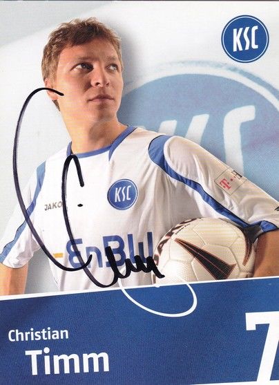 Autogramm Fussball | Karlsruher SC | 2008 | Christian TIMM