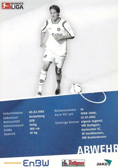11 Autogrammkarten Karlsruher SC 1998 1999 2000 mit Joachim Löw