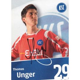Autogramm Fussball | Karlsruher SC | 2008 | Thomas UNGER