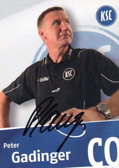 Autogramm Fussball | Karlsruher SC | 2008 | Peter GADINGER