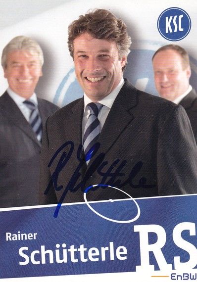 Autogramm Fussball | Karlsruher SC | 2008 | Rainer SCHÜTTERLE