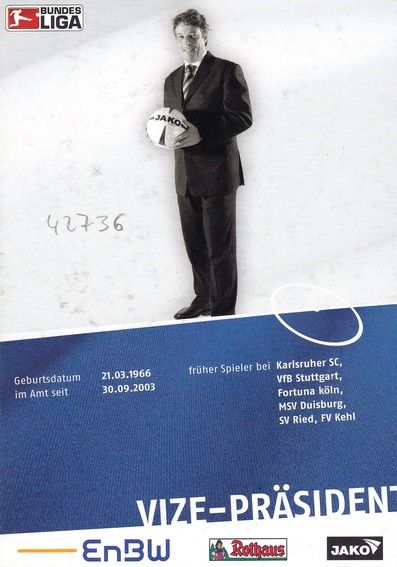 Autogramm Fussball | Karlsruher SC | 2008 | Rainer SCHÜTTERLE
