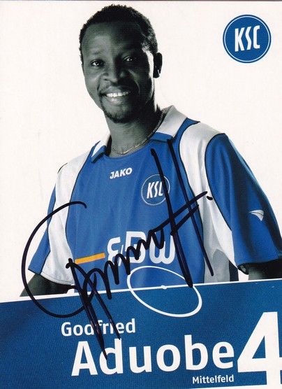 Autogramm Fussball | Karlsruher SC | 2007 | Godfried ADUOBE