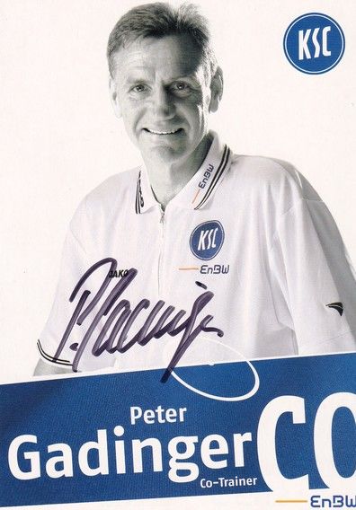 Autogramm Fussball | Karlsruher SC | 2007 | Peter GADINGER 