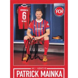 Autogramm Fussball | 1. FC Heidenheim 1846 | 2022 | Patrick MAINKA