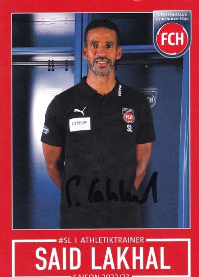 Autogramm Fussball | 1. FC Heidenheim 1846 | 2022 | Said LAKHAL