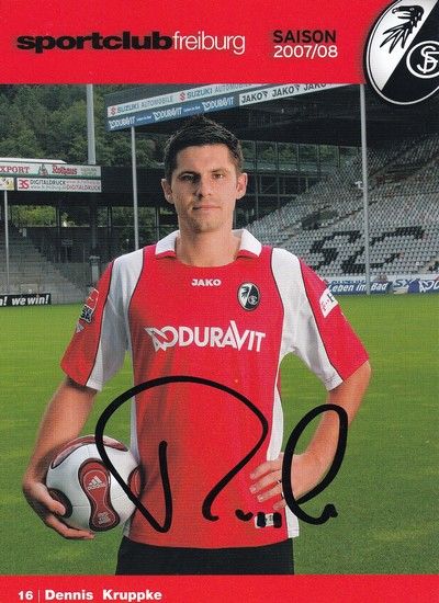 Autogramm Fussball | SC Freiburg | 2007 | Dennis KRUPPKE