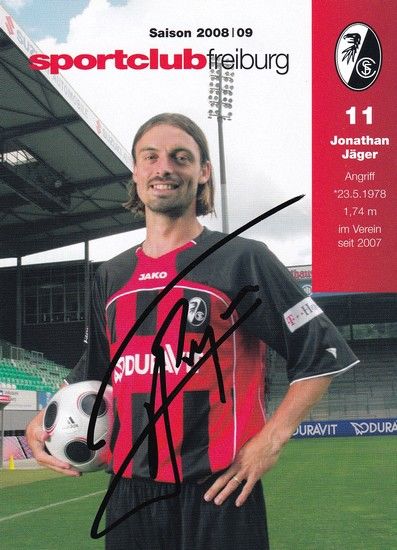 Autogramm Fussball | SC Freiburg | 2008 | Jonathan JÄGER