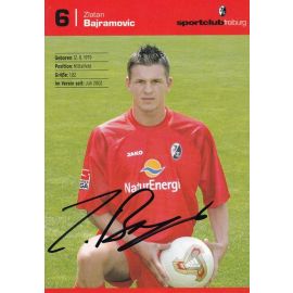 Autogramm Fussball | SC Freiburg | 2003 | Zlatan BAJRAMOVIC