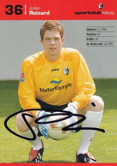 Autogramm Fussball | SC Freiburg | 2003 | Julian REINARD