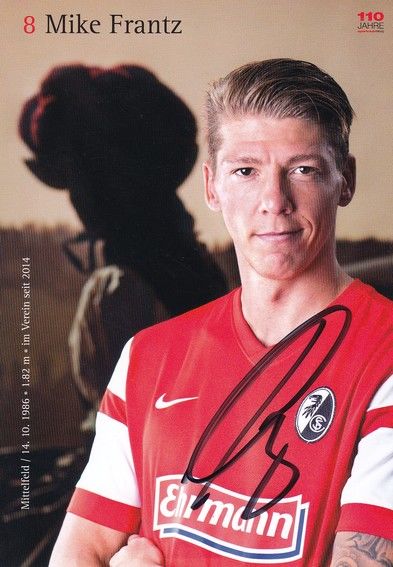 Autogramm Fussball | SC Freiburg | 2014 | Mike FRANTZ