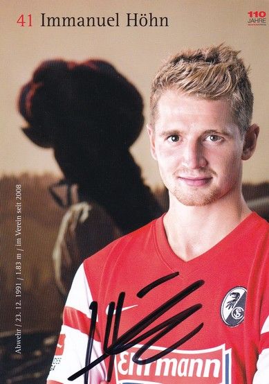 Autogramm Fussball | SC Freiburg | 2014 | Immanuel HÖHN